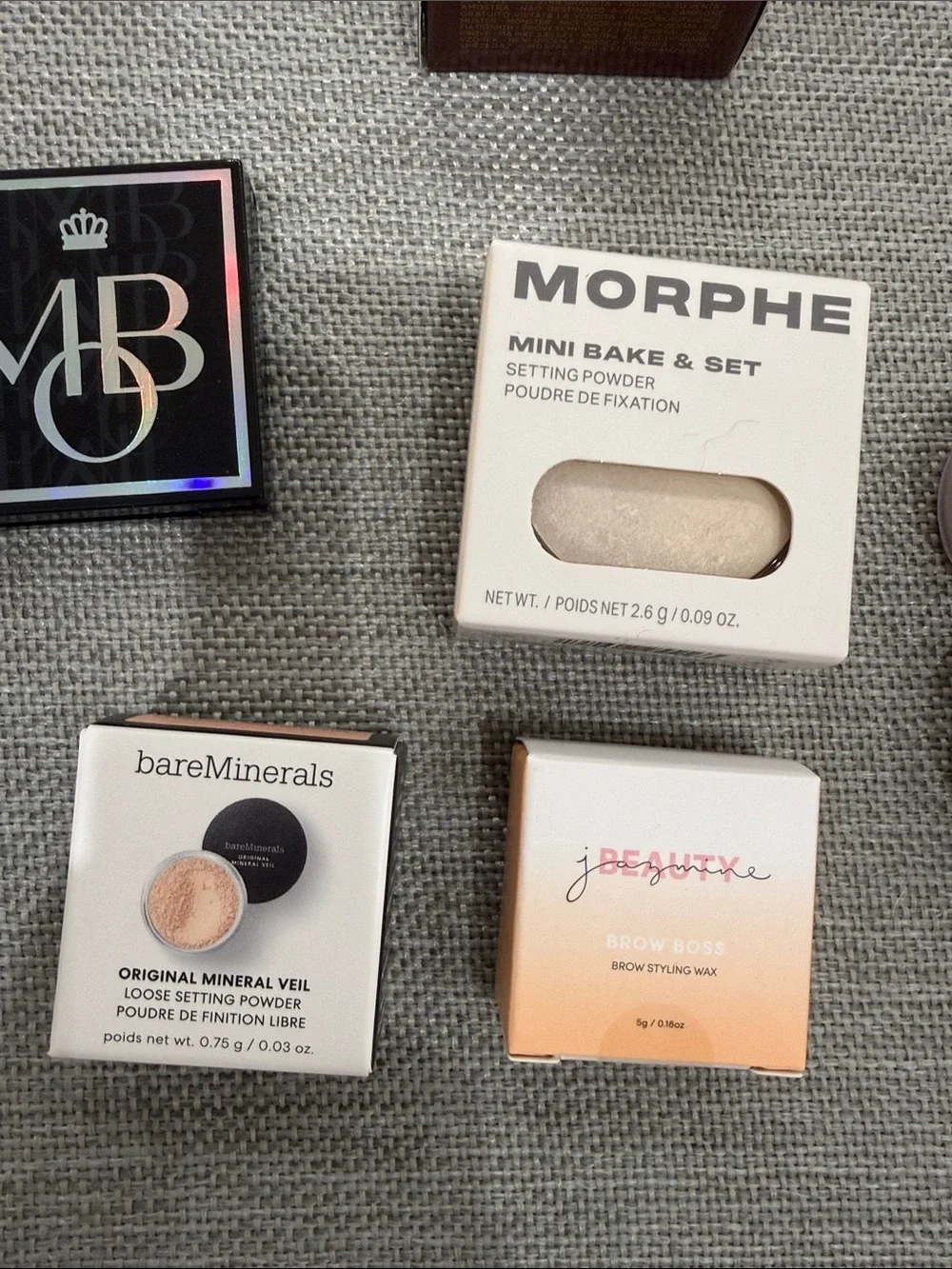 7 pc deluxe travel size mixed brand setting powders all brand new